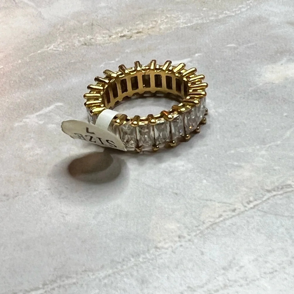 Crystal Pavé Ring Size 7
